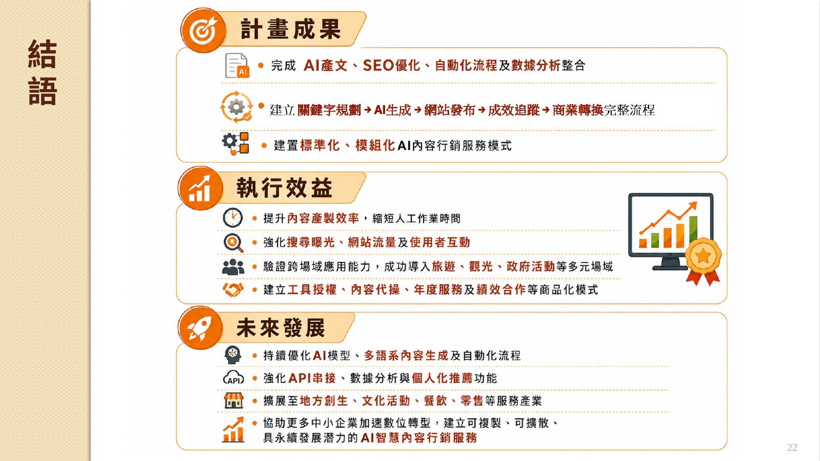 計畫成果總結